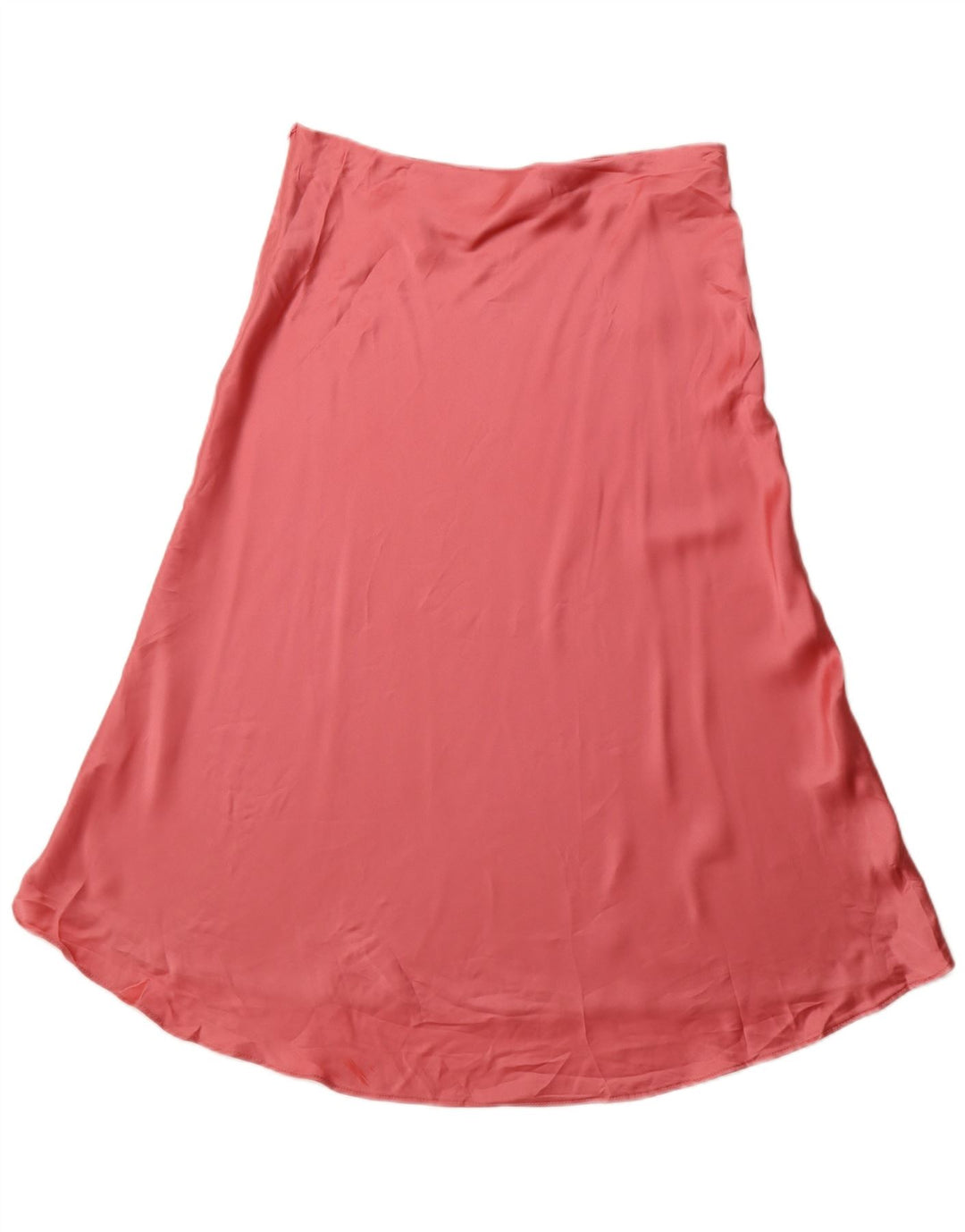 Damska spódnica w kształcie litery A z wysokim stanem ZARA XL W32 Różowy poliester