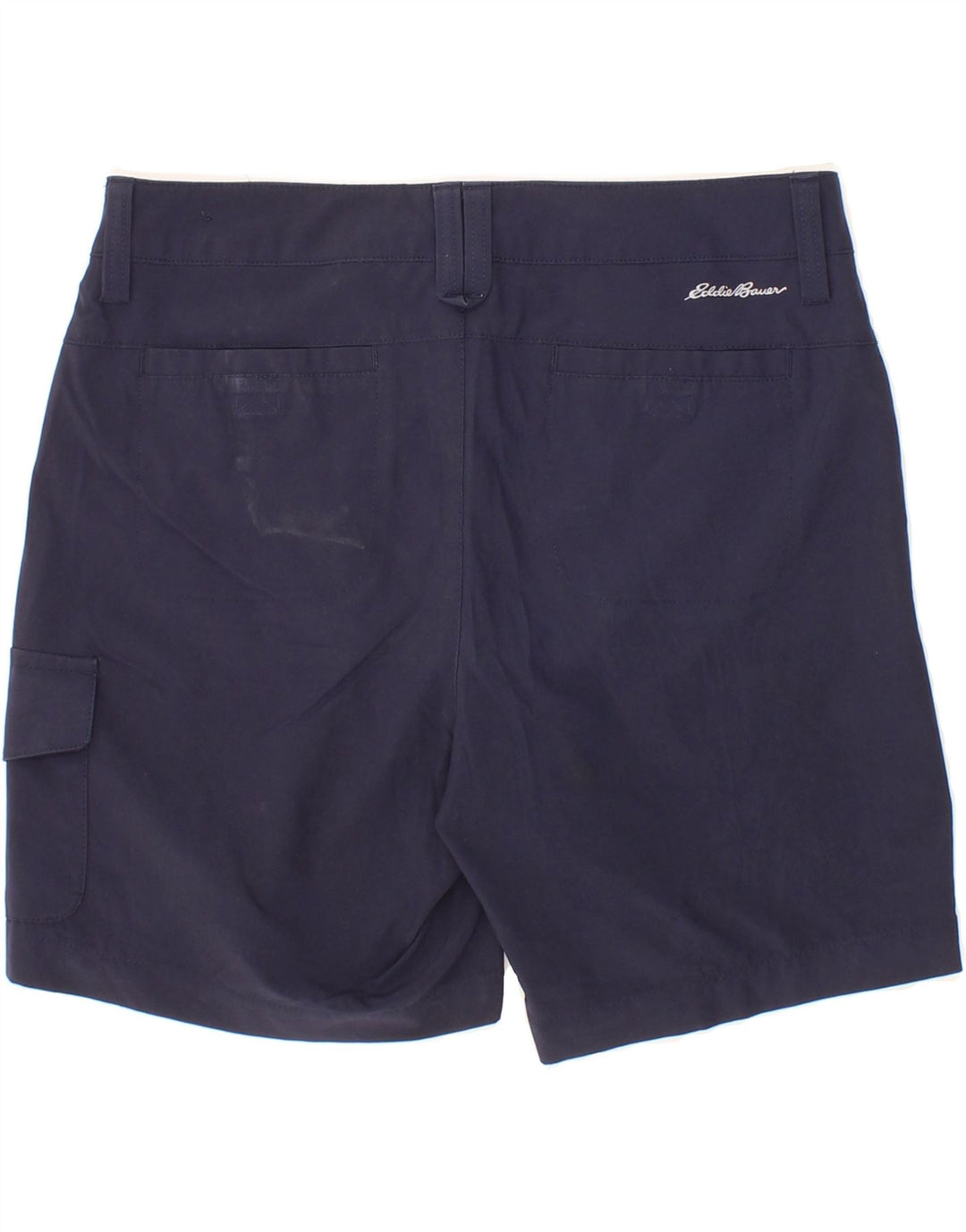 EDDIE BAUER Womens Cargo Shorts US 4 Small W28 Navy Blue Polyester Vintage Eddie Bauer and Second-Hand Eddie Bauer from Messina Hembry 