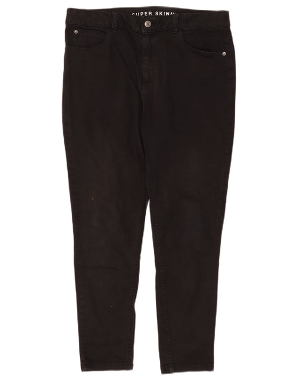 Marks & Spencer Damskie Super Skinny Jeans UK 14 Large W32 L26 Czarna bawełna