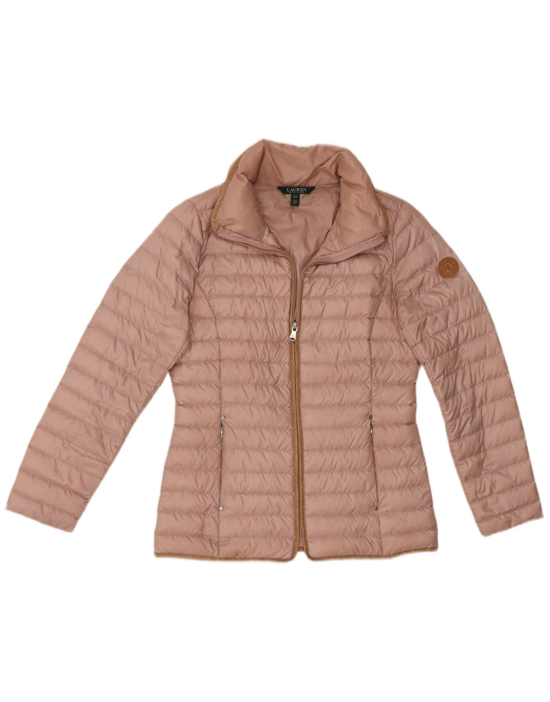 Damska ocieplana kurtka Ralph Lauren UK 6 XS Różowy poliester