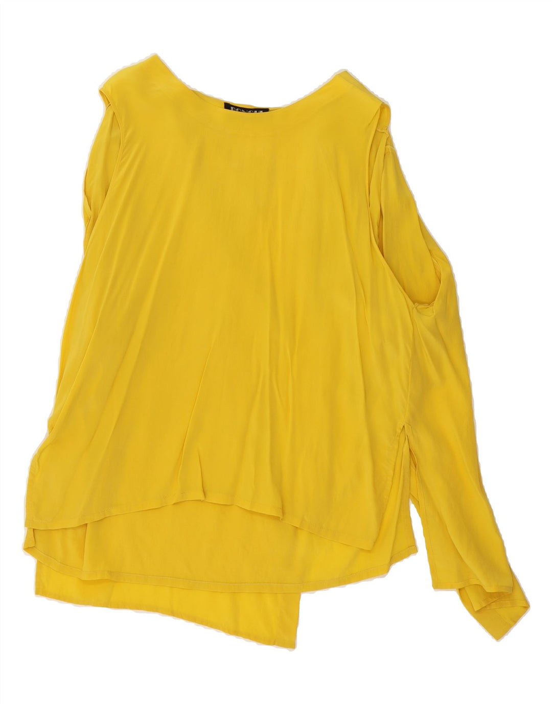 VINTAGE Womens Sleeveless Blouse Top IT 46 Large Yellow Vintage Vintage and Second-Hand Vintage from Messina Hembry 
