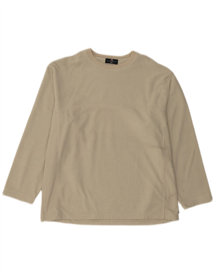 Marks & Spencer Męski sweter polarowy XL, beżowy, poliester