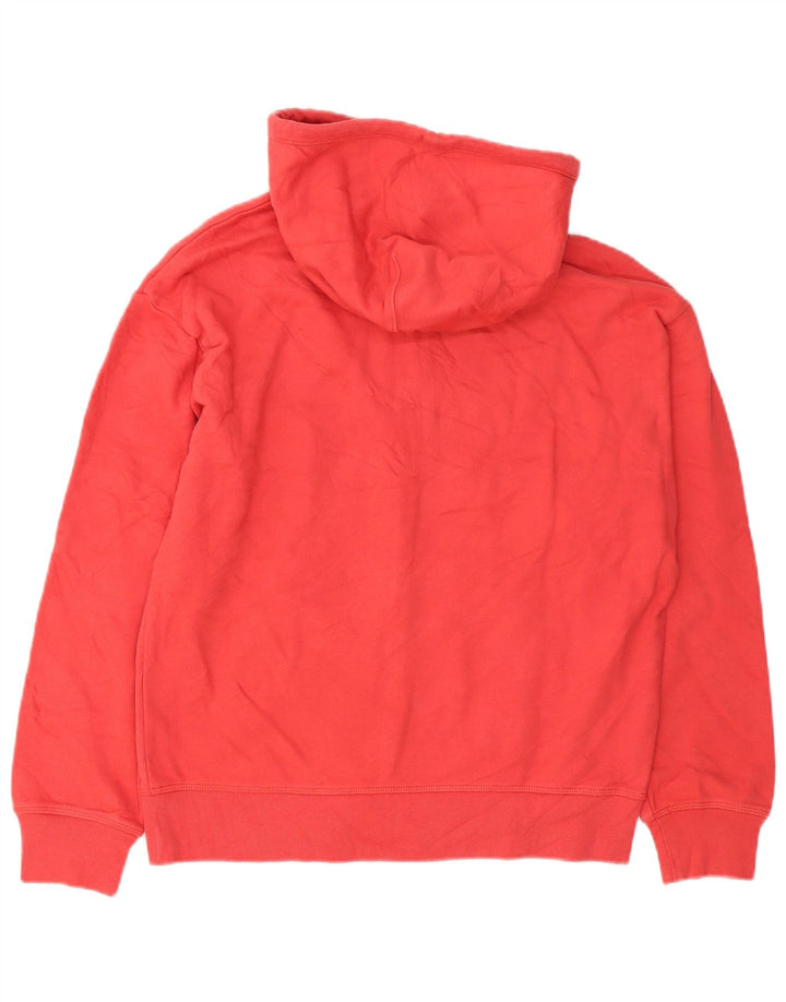 Damski sweter oversize z kapturem i zamkiem błyskawicznym Levi's UK 10 Small Red Cotton