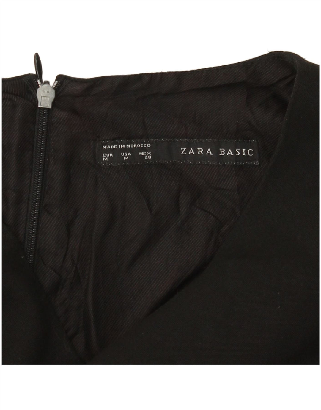 Damska obcisła sukienka ZARA UK 12, średnia czarna