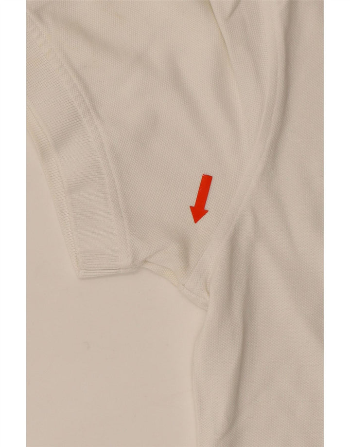 TOMMY HILFIGER Mens Polo Shirt Large White Cotton Vintage Tommy Hilfiger and Second-Hand Tommy Hilfiger from Messina Hembry 