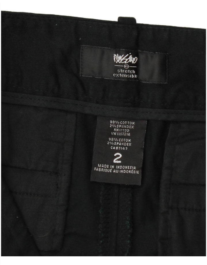 Damskie spodenki Chino Mossimo US 2 XS W32 Czarne bawełniane