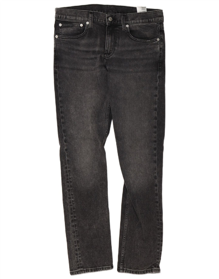 Męskie jeansy Calvin Klein W32 L32 Szara bawełna