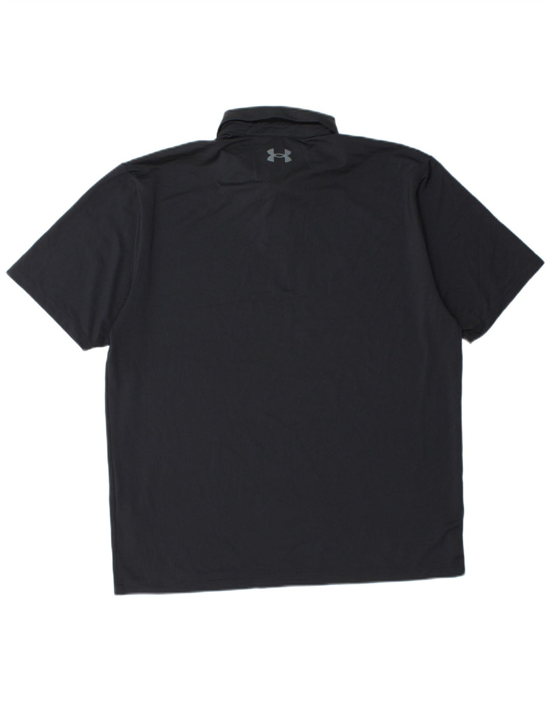 Męska koszulka polo UNDER ARMOUR, duża, czarna, z poliestru