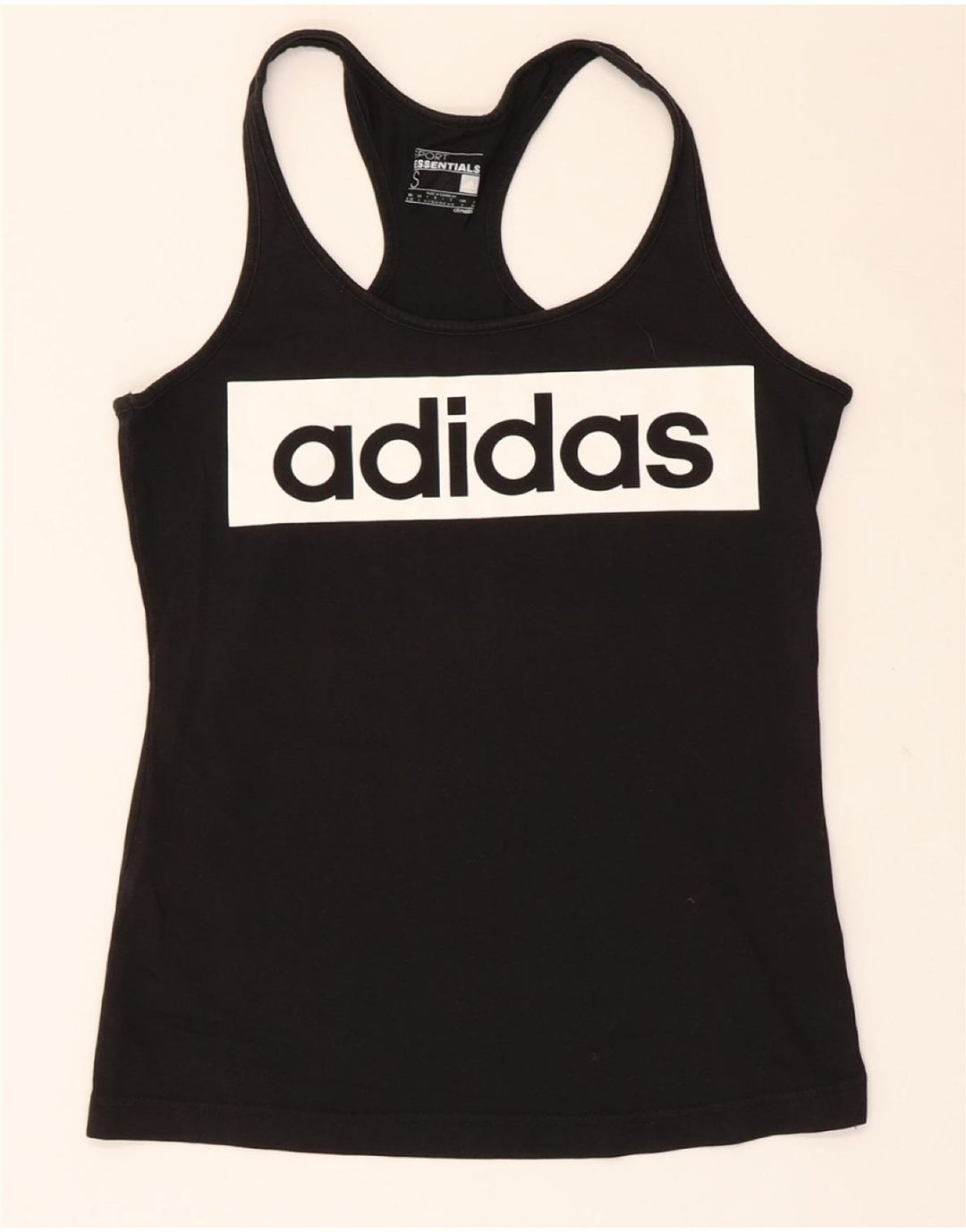 Damska kamizelka ADIDAS Climalite Graphic UK 8/10, mała czarna
