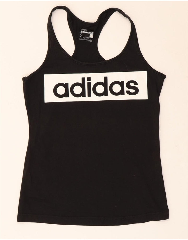 Damska kamizelka ADIDAS Climalite Graphic UK 8/10, mała czarna