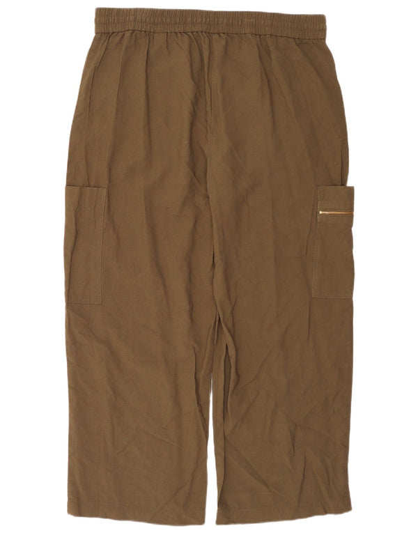 Spodnie damskie Marks & Spencer Straight Cargo UK 20 2XL W38 L29 Khaki