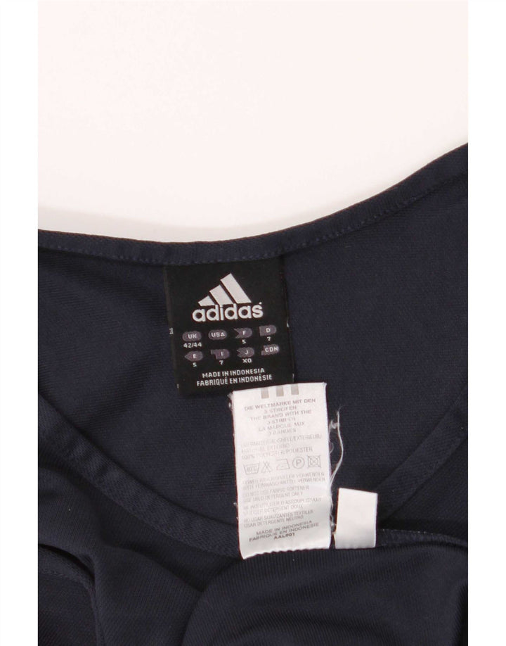Adidas Męska Kamizelka Top UK 42/44 Duży Granatowy Poliester