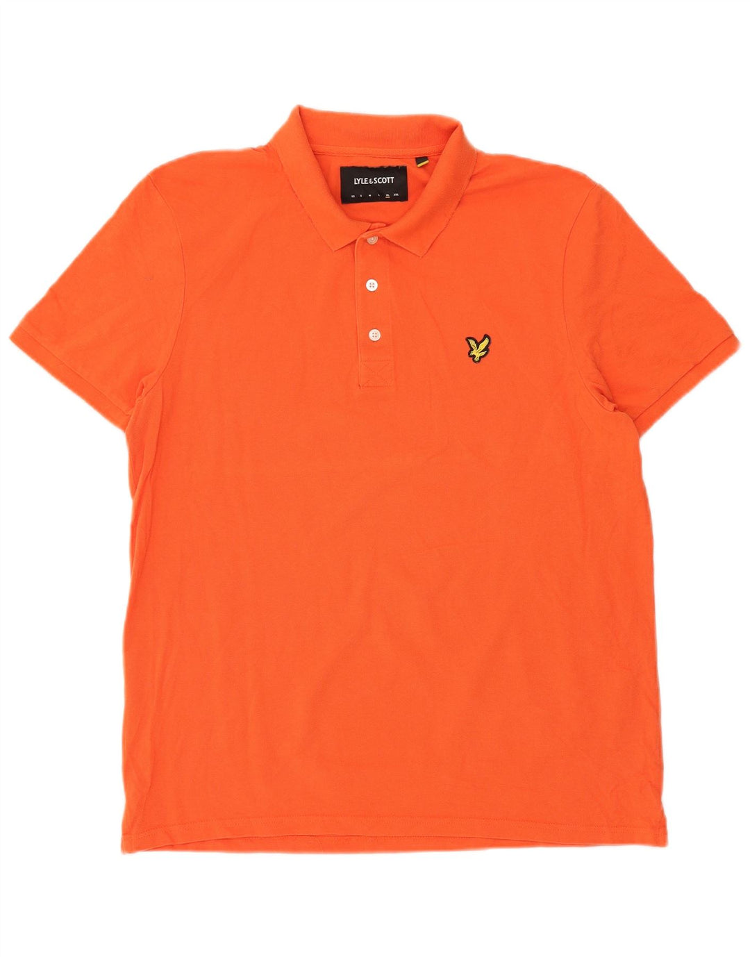 Męska koszulka polo Lyle & Scott XL, pomarańczowa, bawełniana