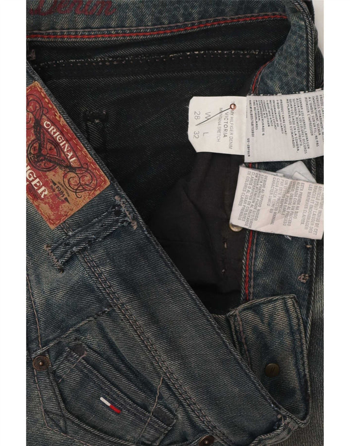 Damskie jeansy slim Tommy Hilfiger W28 L32 Niebieskie bawełniane