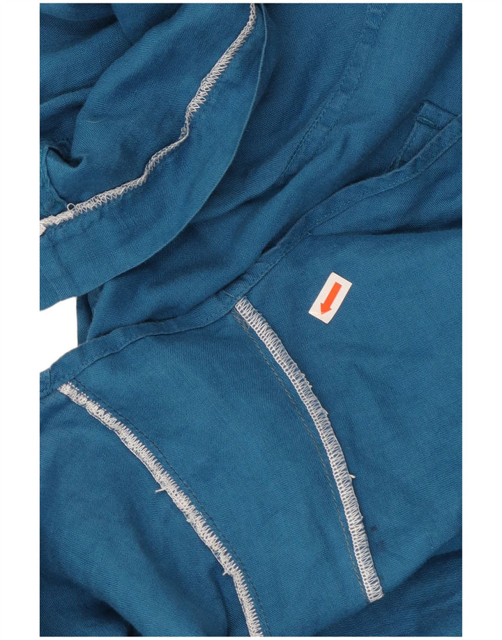 Męska koszula z krótkim rękawem TOMMY HILFIGER o dopasowanym kroju XL, niebieska