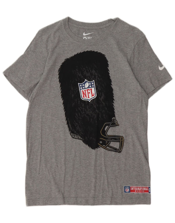 Męska koszulka Nike NFL Slim Fit z grafiką, średnia szara bawełna