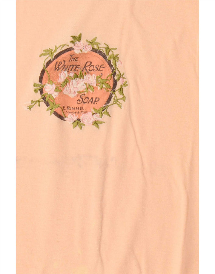 Top damski w stylu vintage, kamizelka UK 14, średni róż