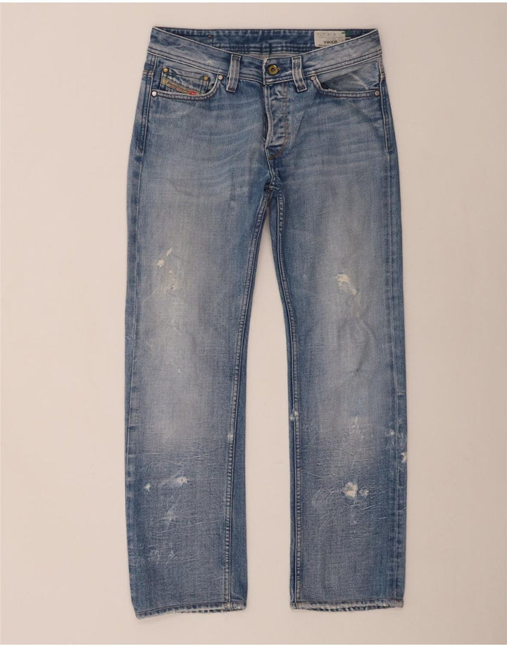 Damskie jeansy Diesel Viker w trudnej sytuacji W28 L29 Niebieska bawełna