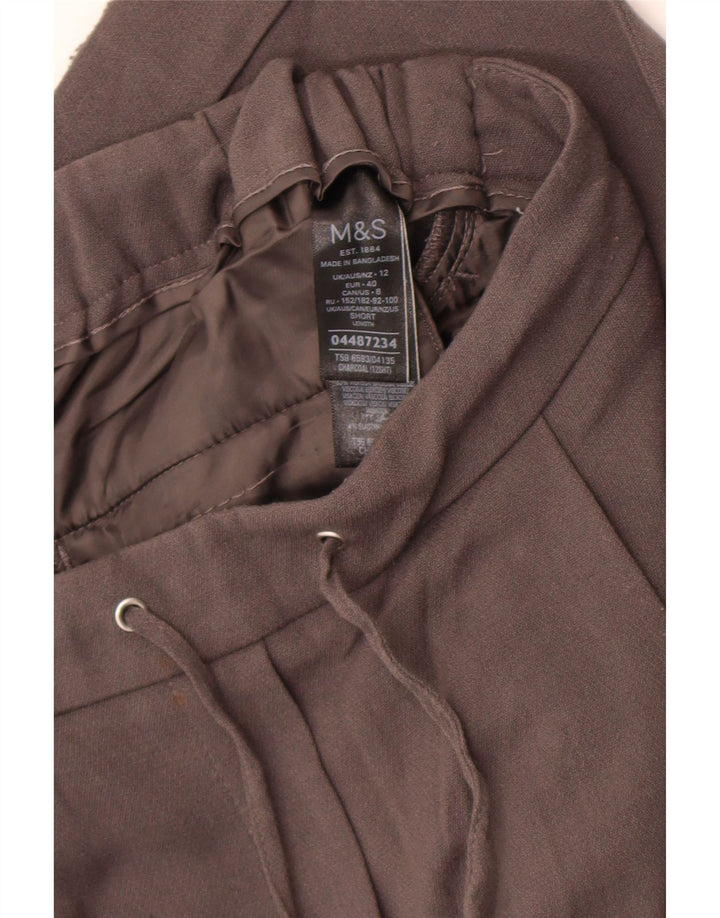 Krótkie spodnie damskie Marks & Spencer UK 12 Medium W30 L25 Szary poliester