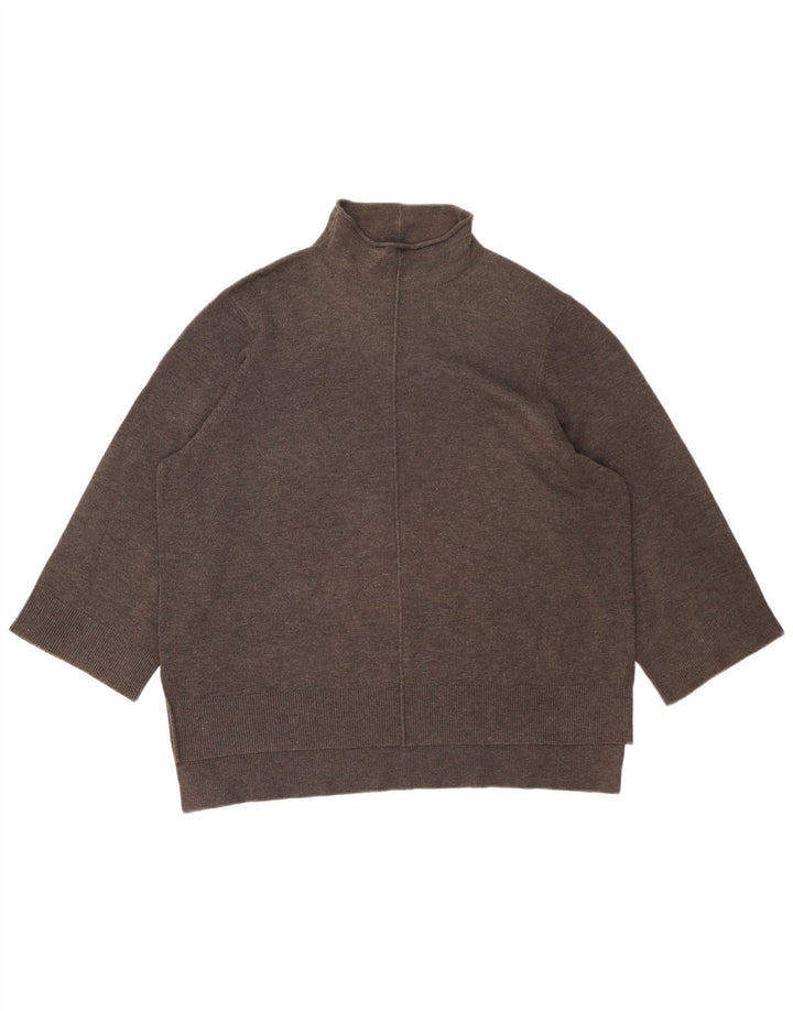Damski sweter z golfem French Connection UK 18 XL, szary