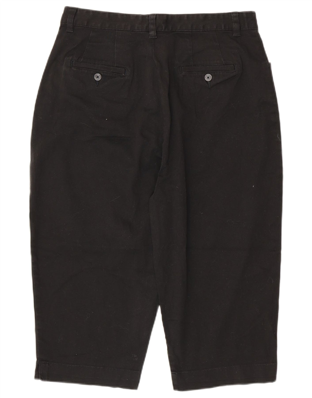 Spodnie damskie LEE Khaki z wysokim stanem Capri US 16 2XL W32 L18 Czarna bawełna