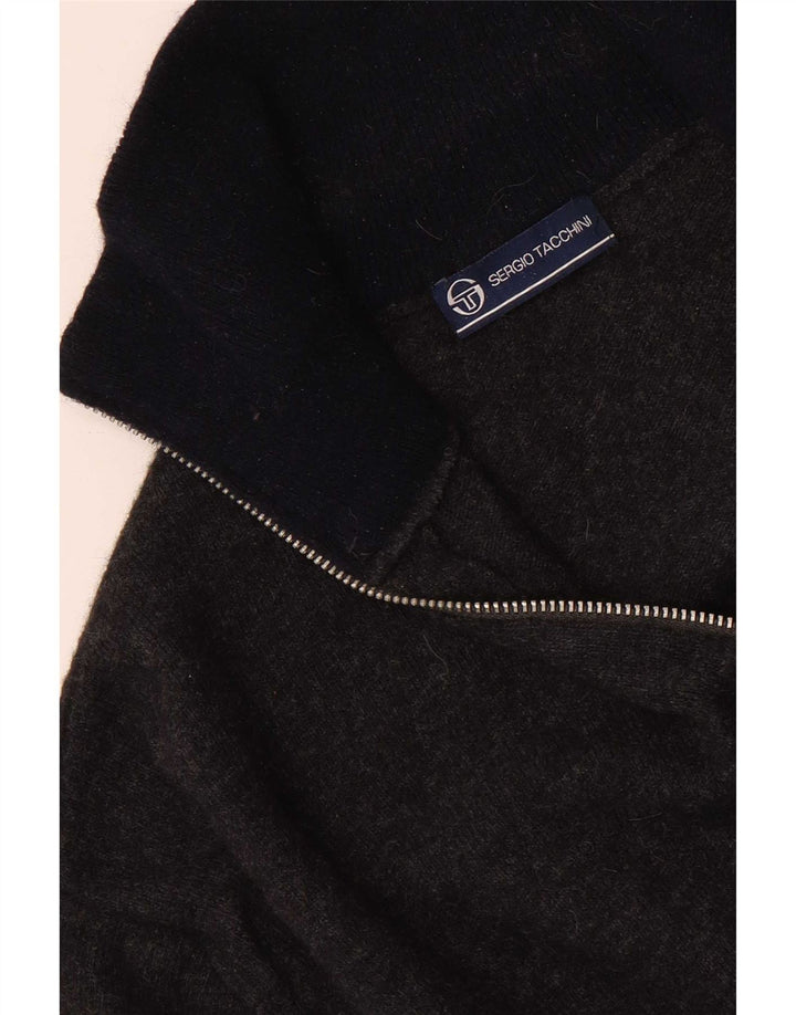 Męski sweter zapinany na zamek Sergio Tacchini, średnioszary