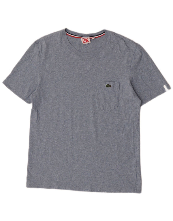 T-shirt męski Lacoste, rozmiar 3, mały, niebieski