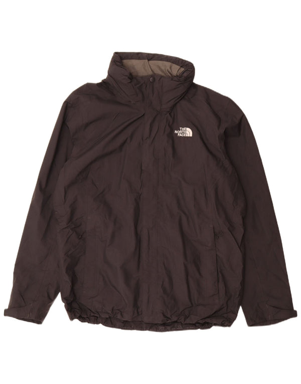 Męska kurtka przeciwdeszczowa z kapturem The North Face Dryvent UK 40, duża, czarna nylonowa