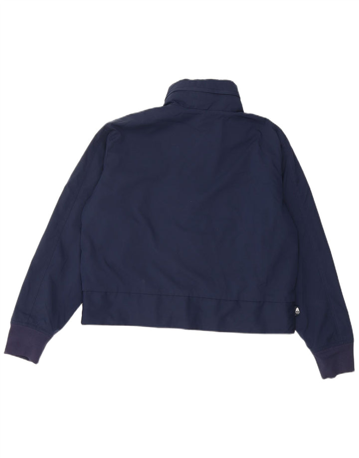 Damska kurtka przeciwdeszczowa NIKE z kapturem US 8/10, średni granatowy poliester