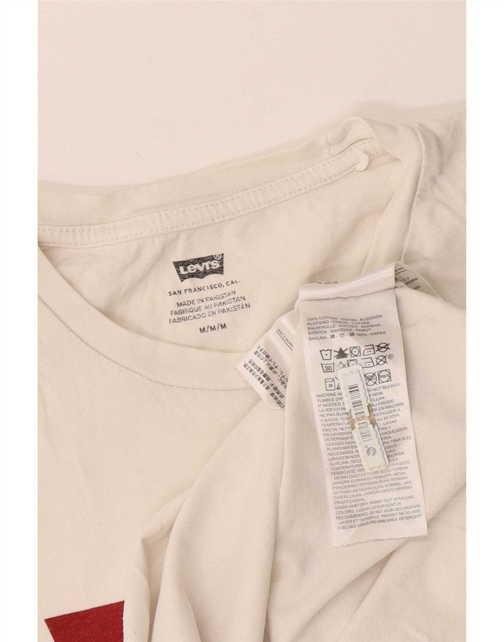 Męski T-shirt z grafiką Levi's Top Medium White Cotton