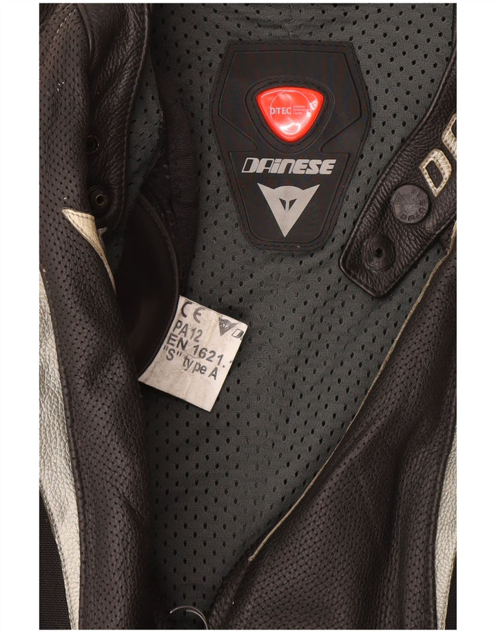 Dwuczęściowy zestaw graficzny męski Dainese Rozmiar 50 Mały W34 L28 Czarny Biker