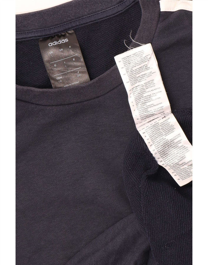 Adidas Męska Bluza Sweter Duża Granatowa Bawełna