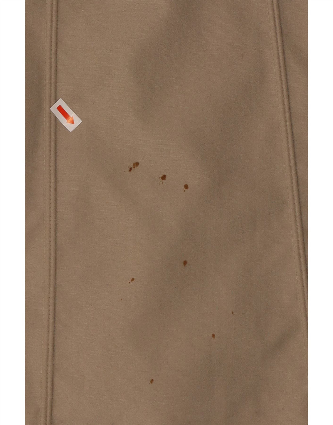 VINTAGE damski płaszcz oversize ze sztucznego futra EU 40, średni beżowy poliester