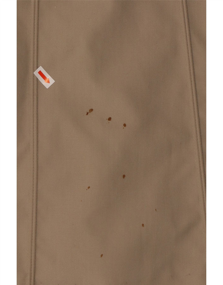 VINTAGE damski płaszcz oversize ze sztucznego futra EU 40, średni beżowy poliester