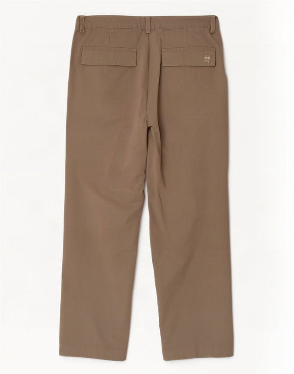 Męskie proste spodnie Chino Timberland W33 L29 Beżowa bawełna