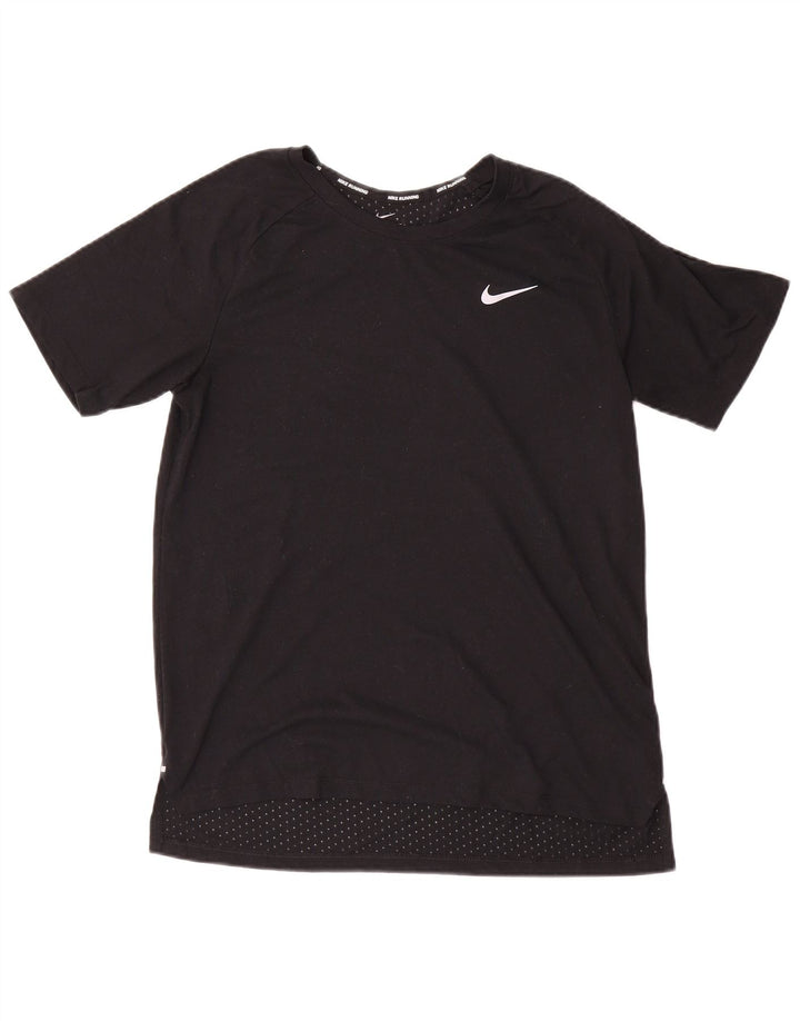 Męska koszulka Nike Dri Fit Top, średni czarny poliester