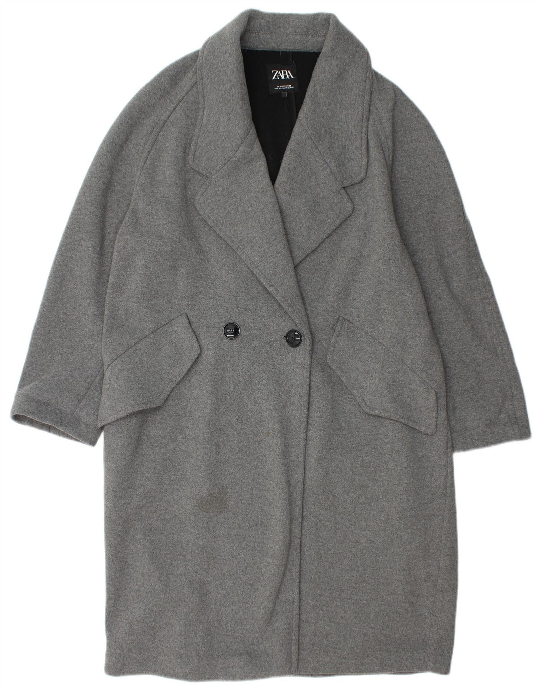 Damski płaszcz oversize Zara UK 10 Small Grey
