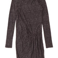 MAISON SCOTCH Damska sukienka podstawowa z długim rękawem UK 10, mała, szara