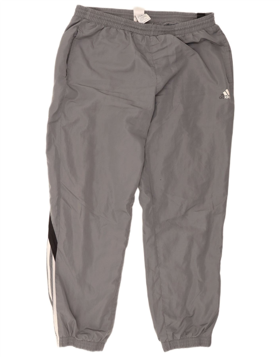 Adidas Męskie spodnie dresowe Joggers XL Szary poliester z blokami kolorów
