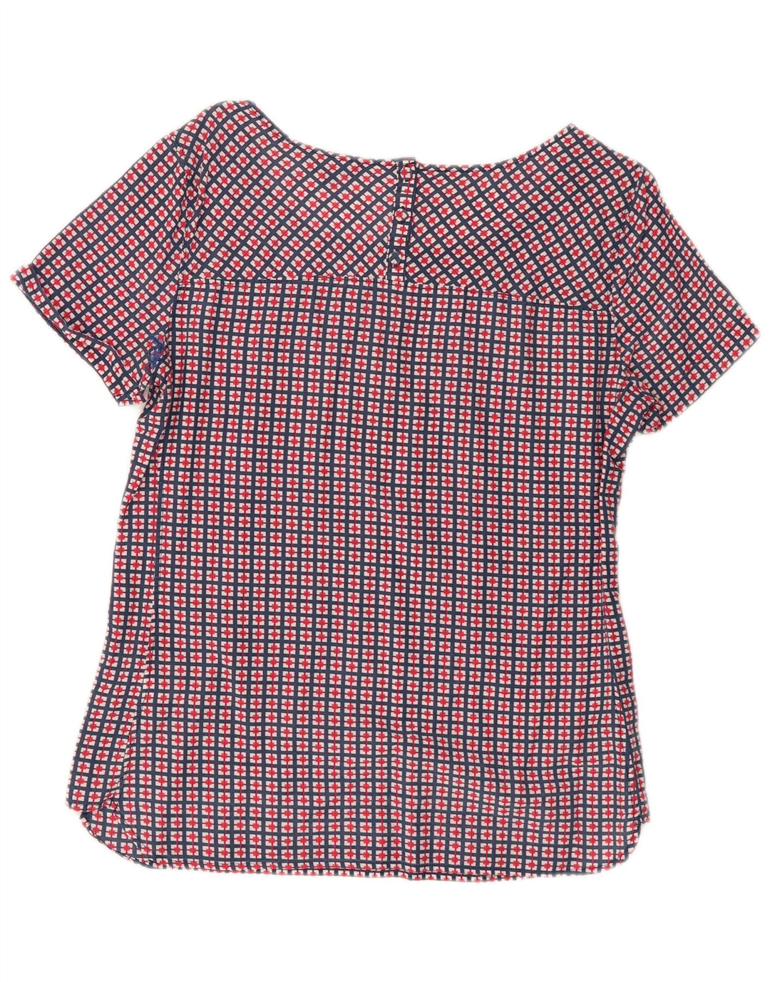 Damska bluzka Tommy Hilfiger US 6, średnia, granatowa, geometryczna bawełna