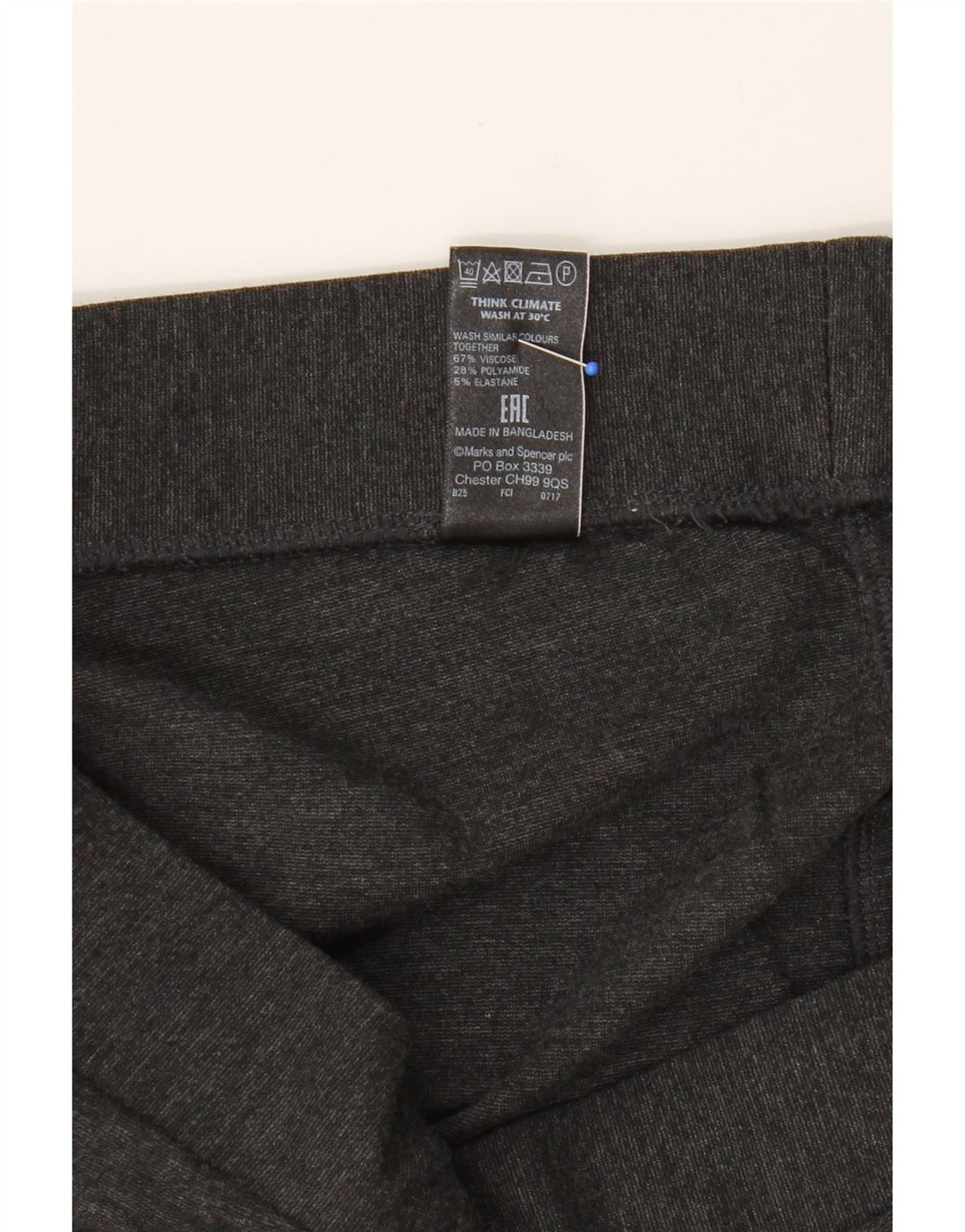 Damskie legginsy Marks & Spencer UK 12, średnioszara wiskoza