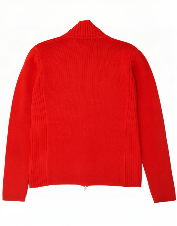 Sweter damski Tommy Hilfiger z pełnym zamkiem, UK 14, duże czerwone paski
