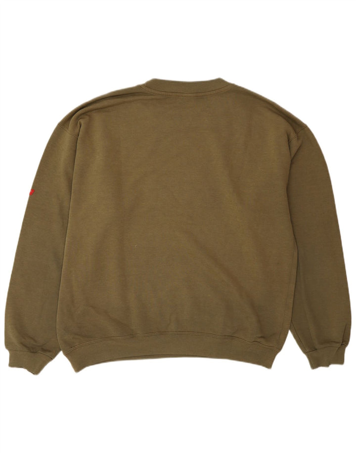 Męski sweter z grafiką Nike, UK 42/44, duży khaki