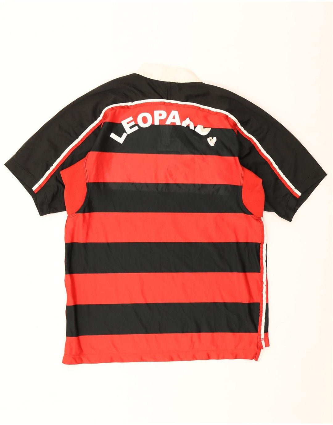 Męski T-shirt z grafiką NIKE Top w średnie czerwone paski