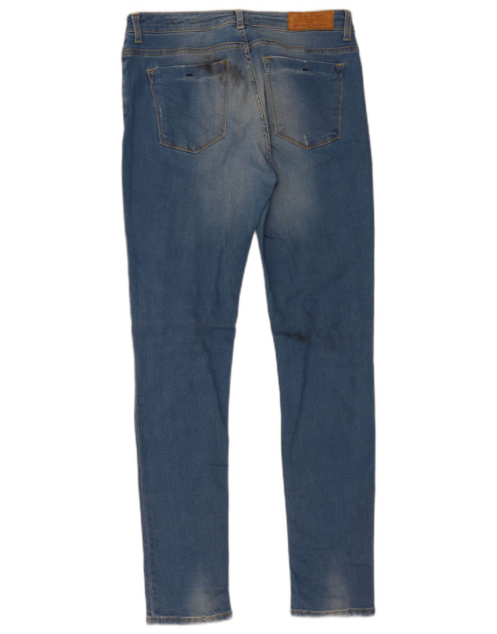 Damskie jeansy slim fit ZARA EU 40 Medium W30 L30 Niebieskie