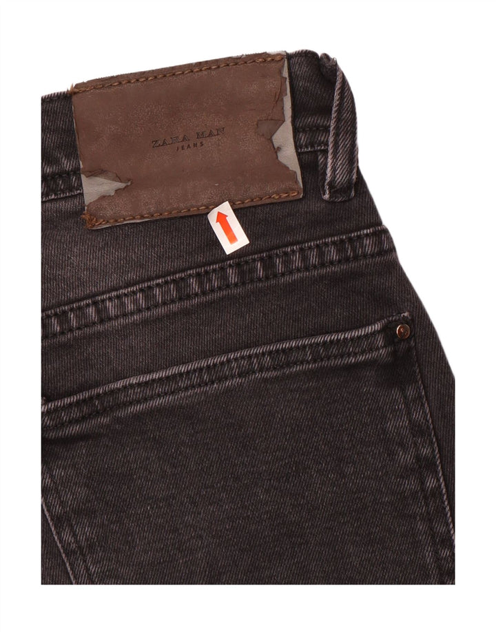 Jeansy męskie Zara Slim EU 46 XL W36 L30 Szare