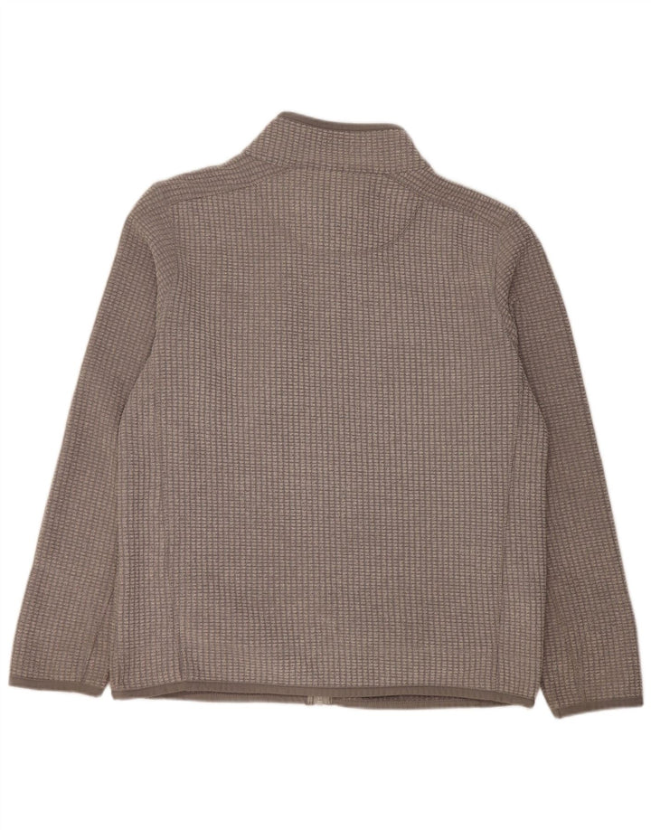 Męska kurtka polarowa WEIRD FISH UK 40, duża, szara, z poliestru