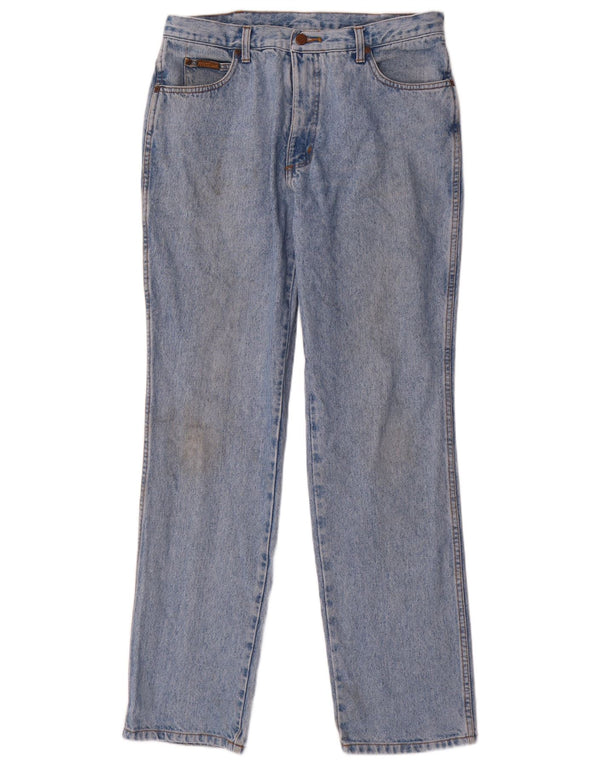 Męskie proste dżinsy WRANGLER W32 L33 niebieskie