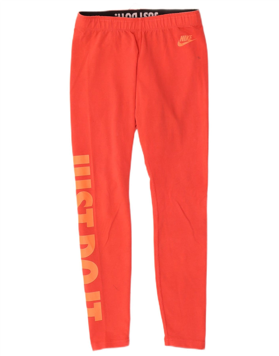 Damskie legginsy Nike Graphic UK 14, średnio czerwone, bawełniane