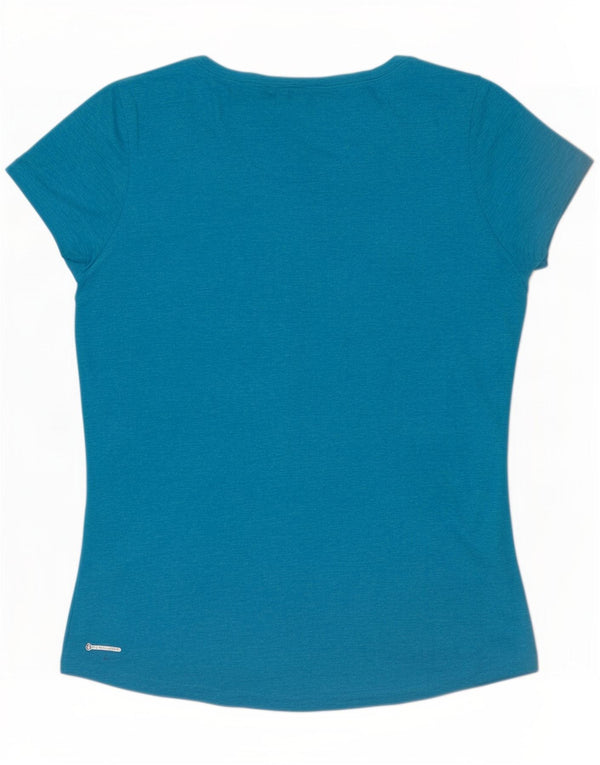 The North Face Womens T-Shirt Top UK 12 Medium Blue Flecked Polyester